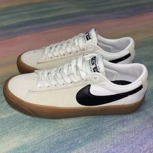Nike SB Zoom Blazer Low Pro GT Skate Shoes in White Gum Mens 6.5 / women’s 8